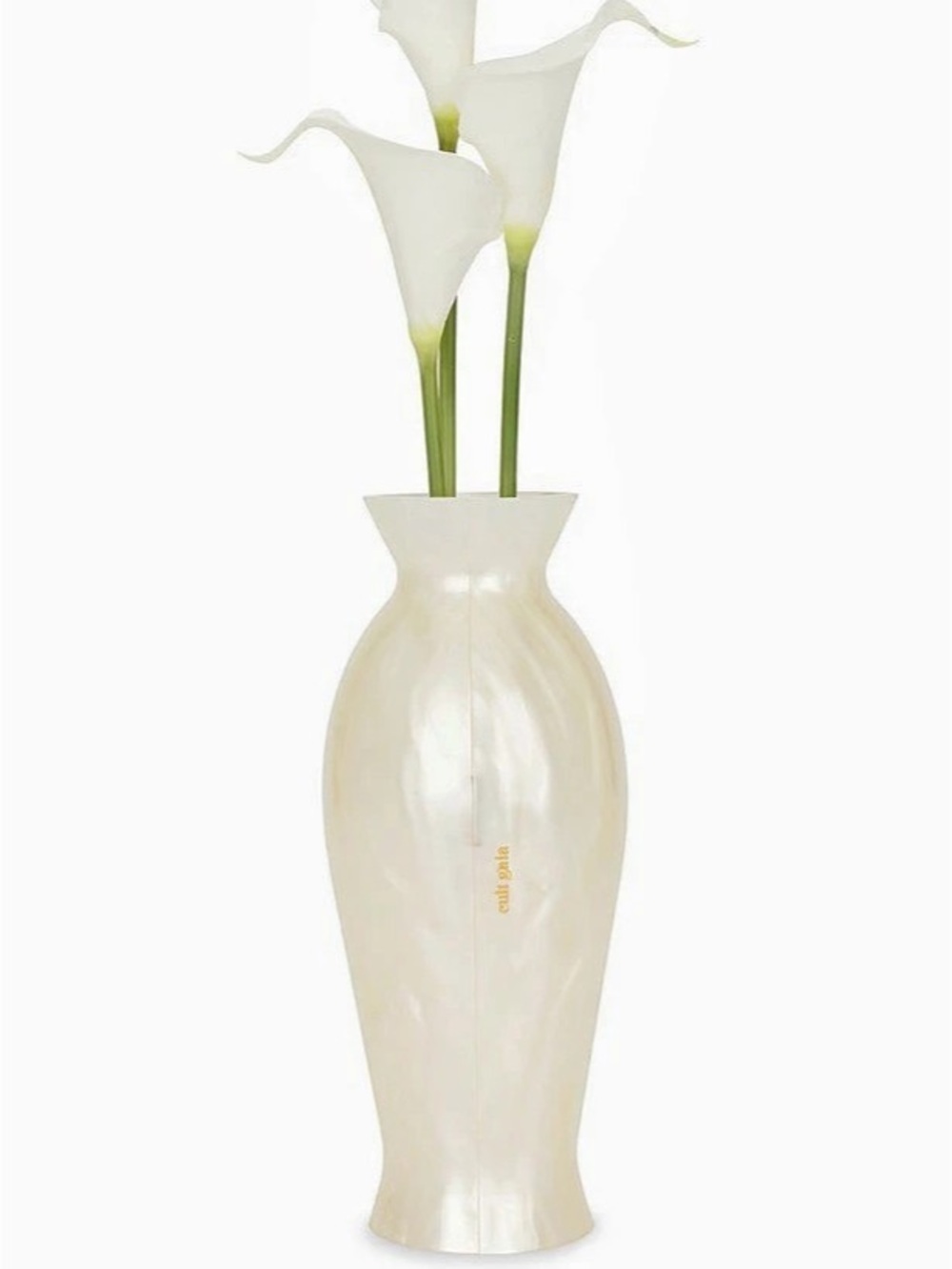 Cult Gaia Florence Clutch White